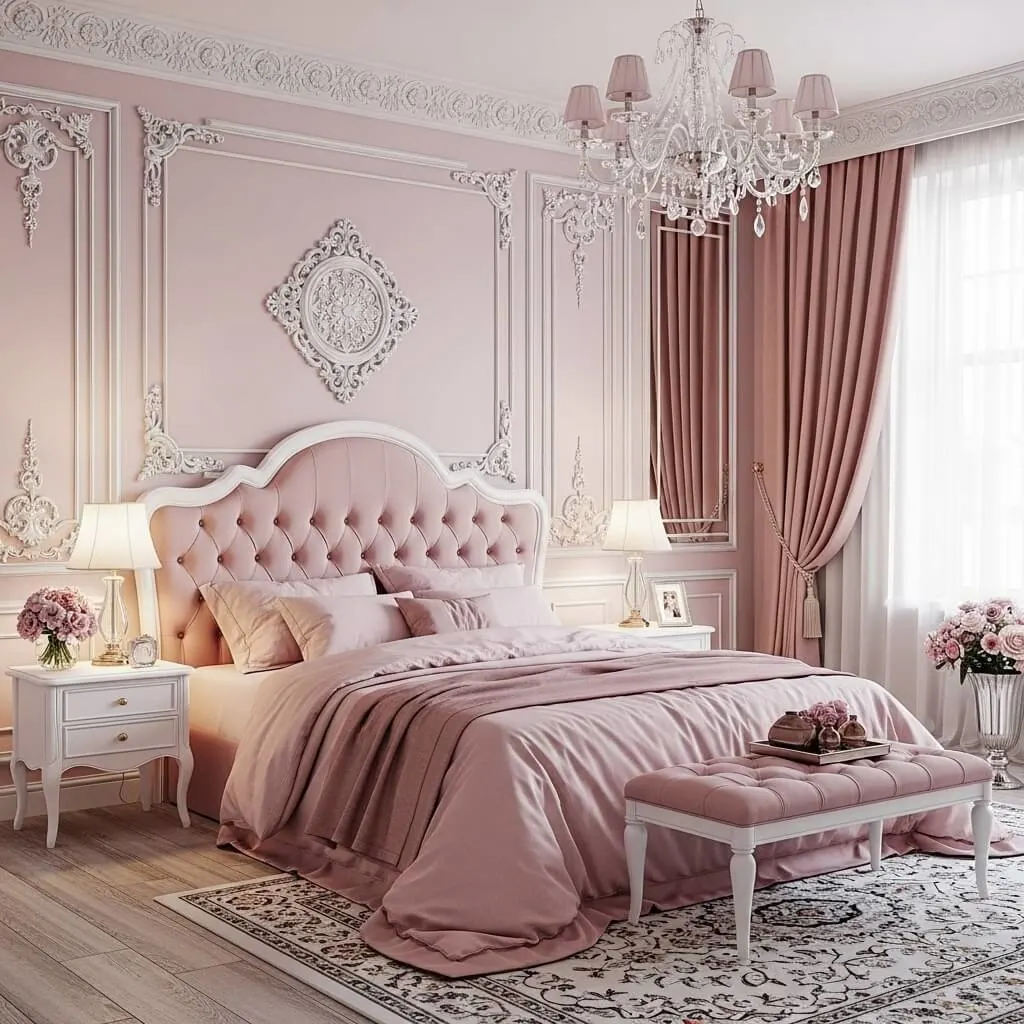 20 Pink Bedroom Ideas to Create Your Dreamy Escape 6 pink bedroom ideas luxury
