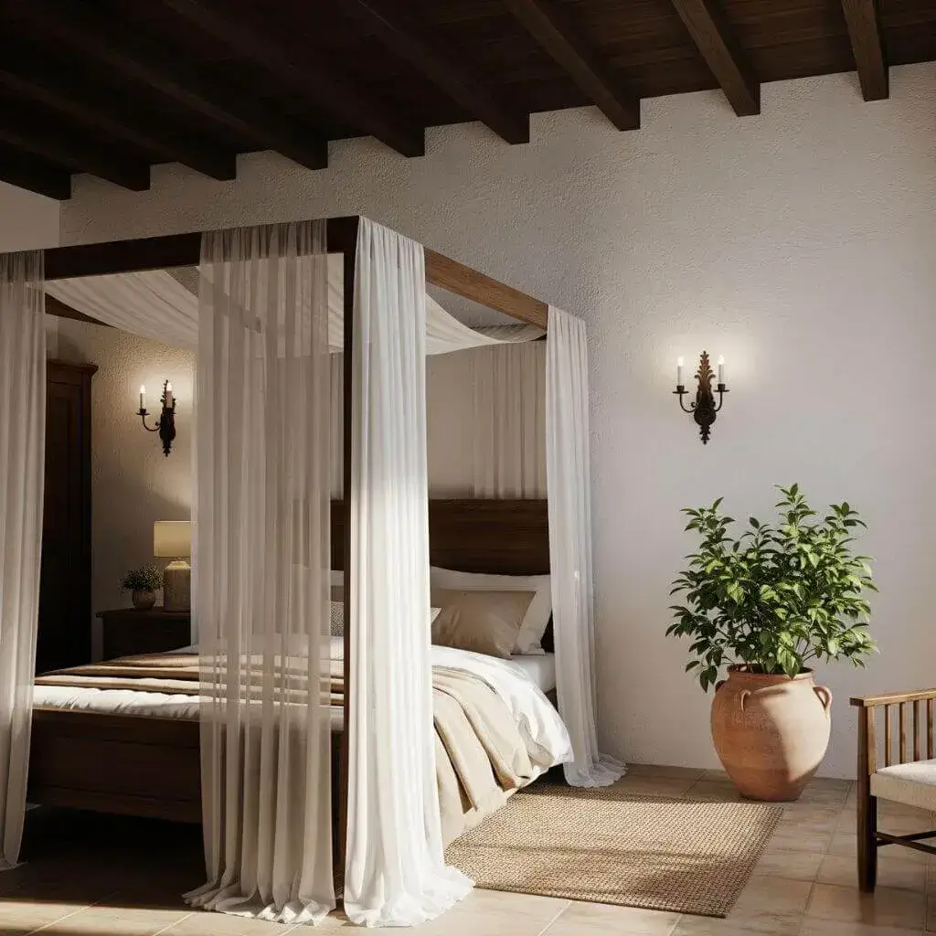 15 Powerful Spanish Bedroom Ideas to Spice Up Your Space 10 Cozy Canopy Beds