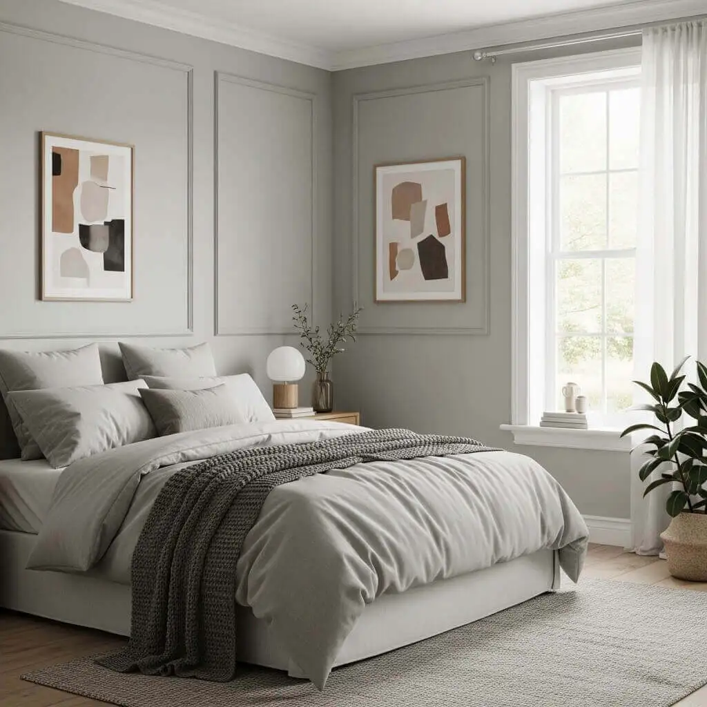 15 Grey and White Bedroom Ideas: A Cozy, Chic Color Duo You’ll Love 6 chic-grey-and-white-bedroom