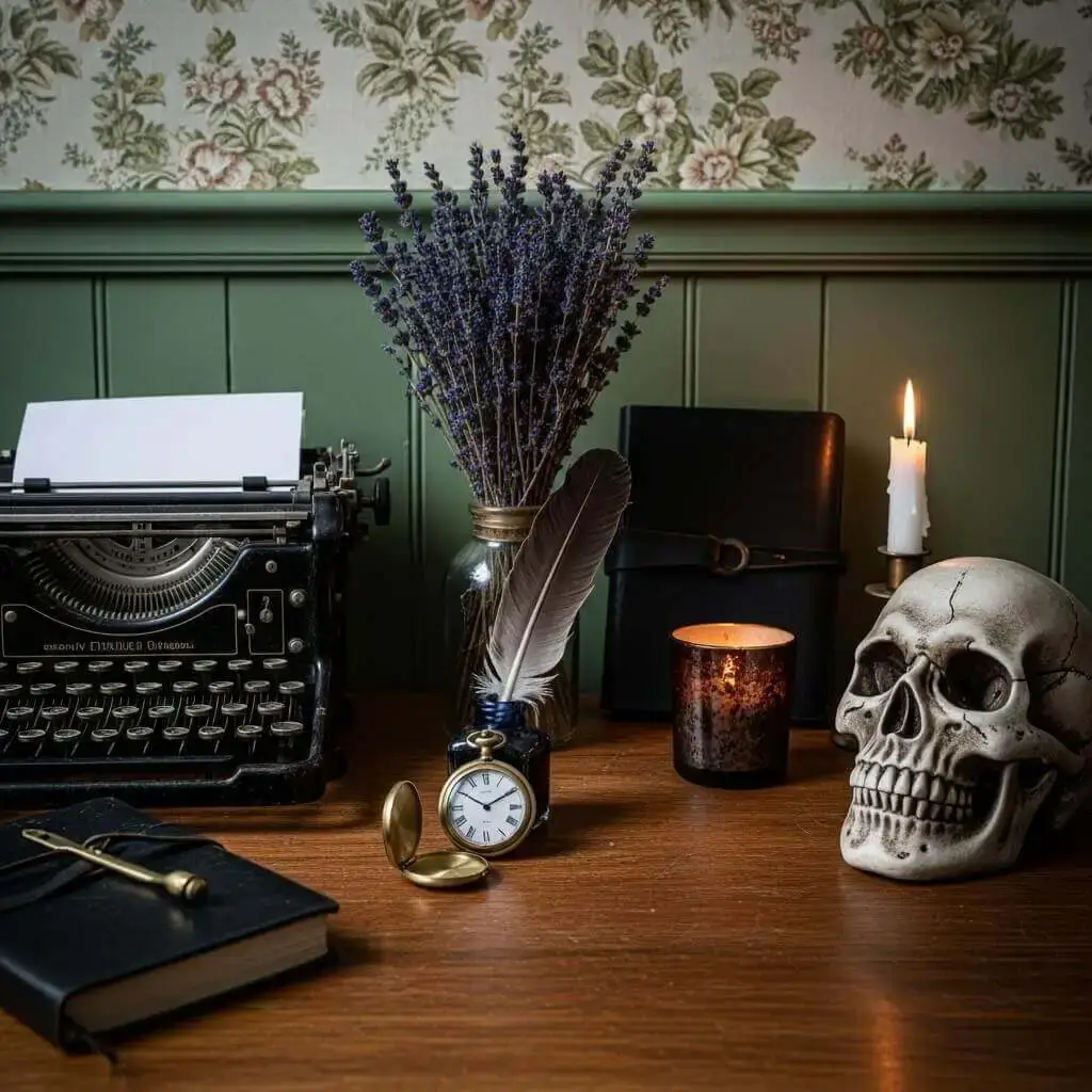 10 Powerful Dark Academia Bedroom Ideas to Create a Moody Masterpiece 7 Introduce Dark Academia Accessories