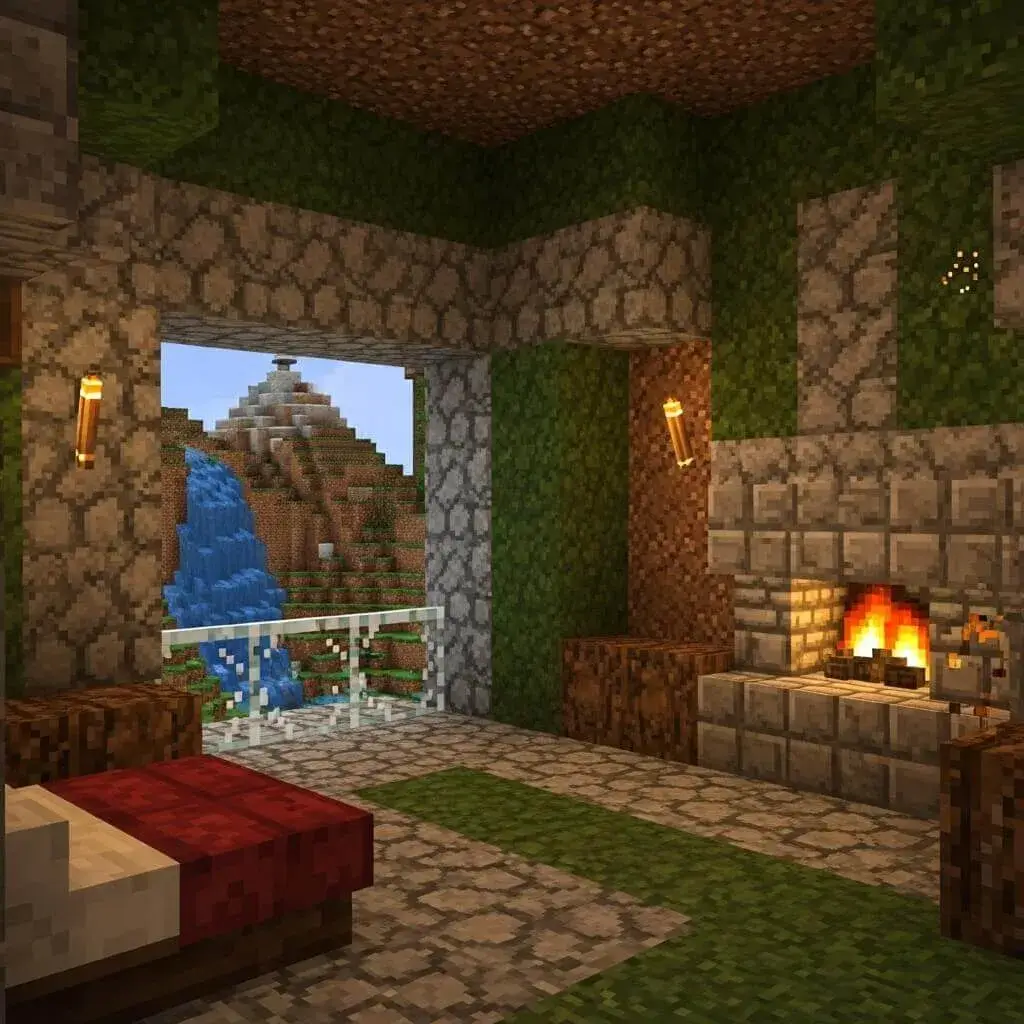 25 Powerful Minecraft Bedroom Ideas to Transform Your Blocky World 16 Minecraft House Inside a Mountain