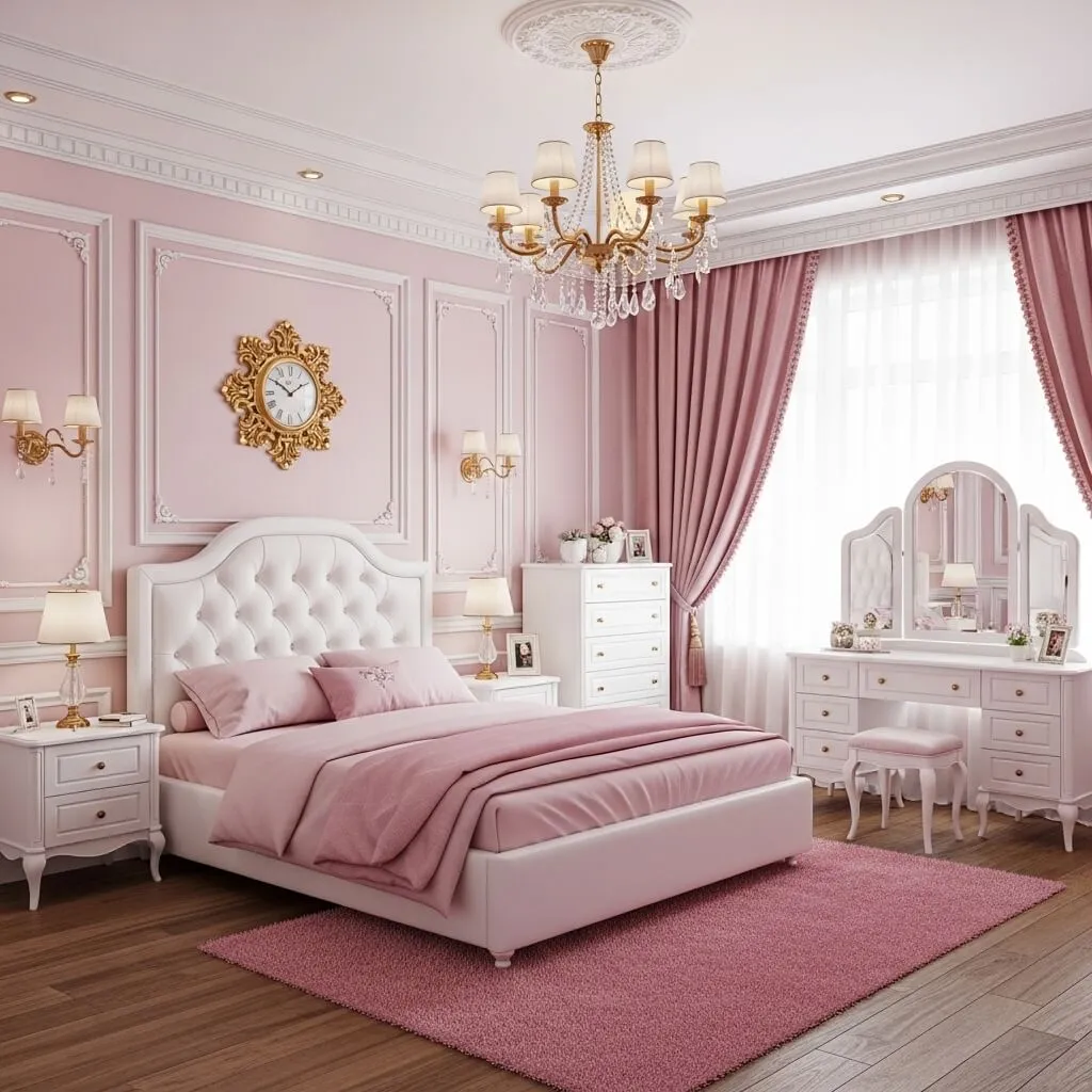 23 Gorgeous Pink and White Bedroom Ideas to Transform Your Space 11 pink and white bedroom ideas 10