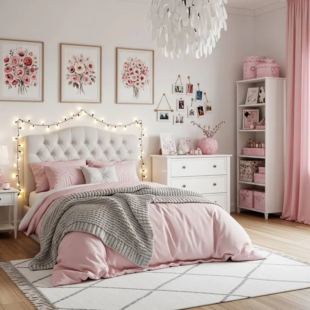 23 Gorgeous Pink and White Bedroom Ideas to Transform Your Space 3 pink and white bedroom ideas 15