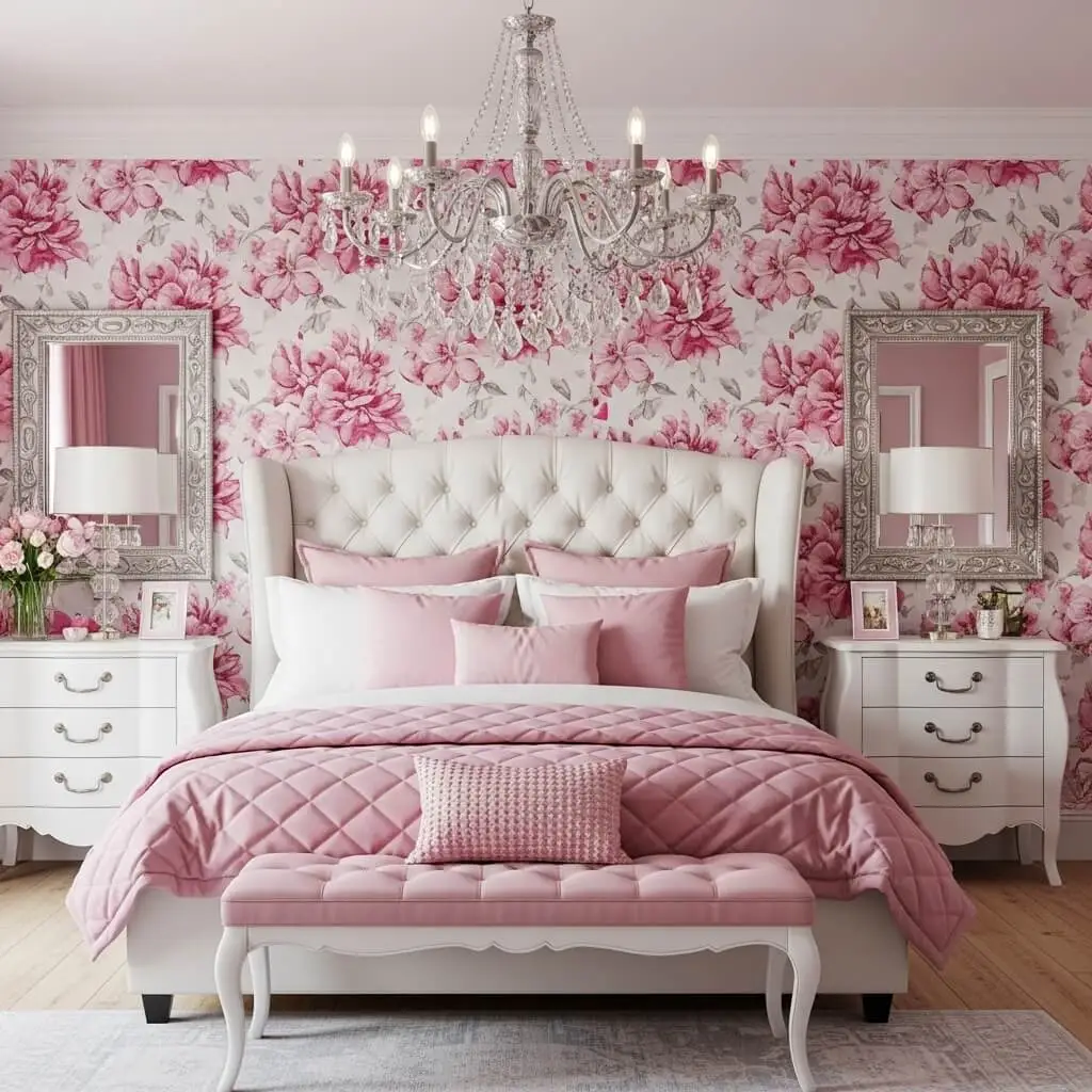 23 Gorgeous Pink and White Bedroom Ideas to Transform Your Space 20 pink and white bedroom ideas 20