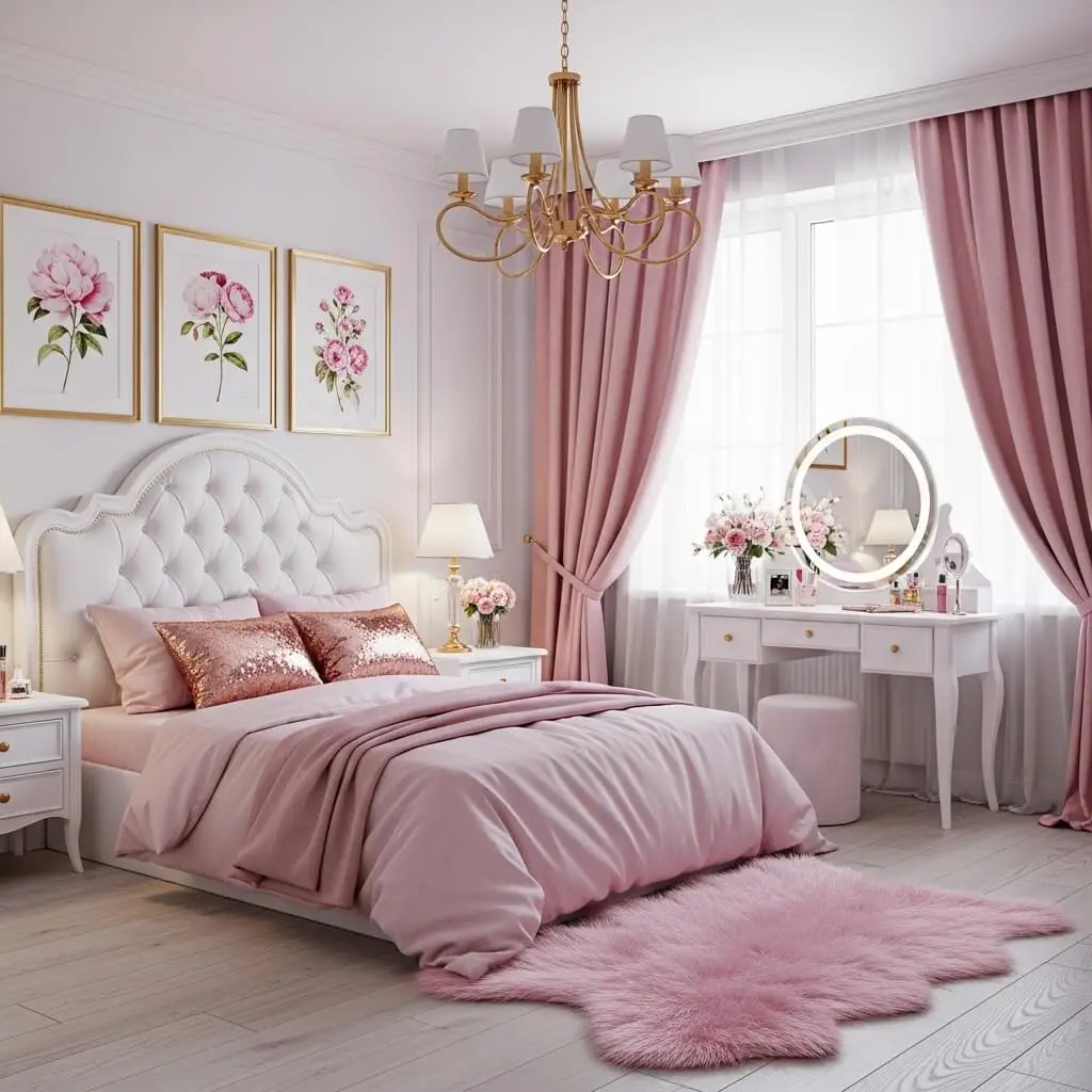 23 Gorgeous Pink and White Bedroom Ideas to Transform Your Space 12 pink and white bedroom ideas 5