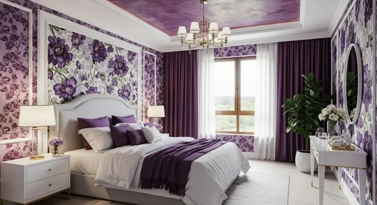 purple bedroom ideas