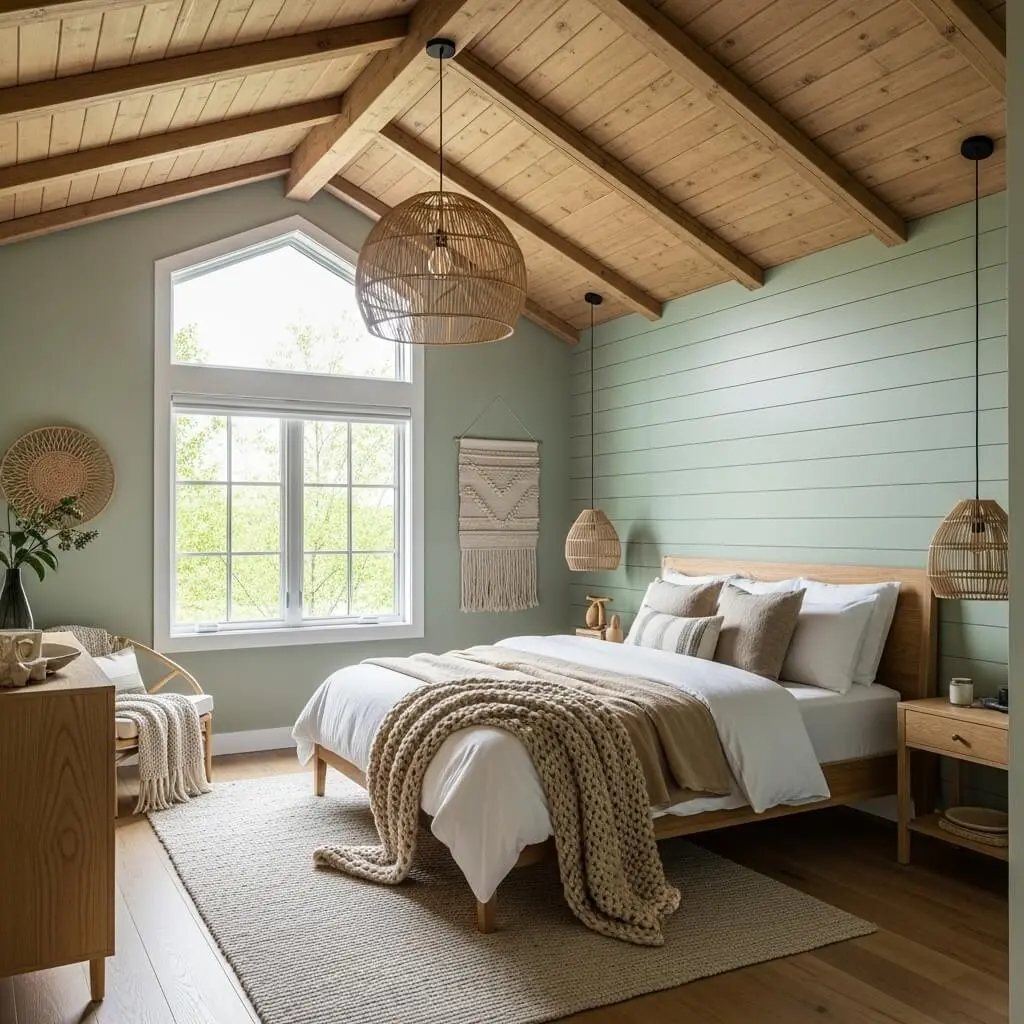 21 Stunning Sage Green Farmhouse Bedroom Ideas You Can't Resist 8 sage green farmhouse bedroom