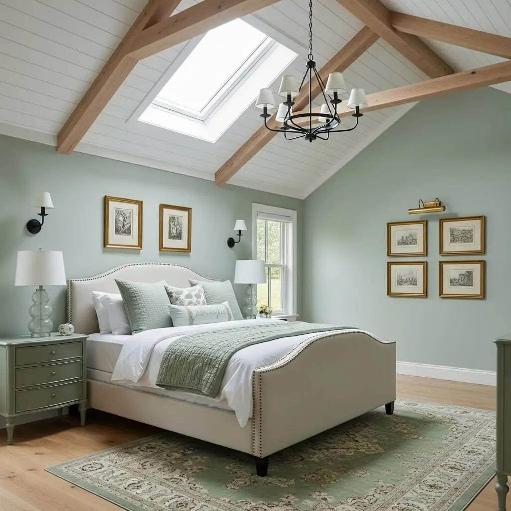 21 Stunning Sage Green Farmhouse Bedroom Ideas You Can't Resist 2 sage green farmhouse bedroom