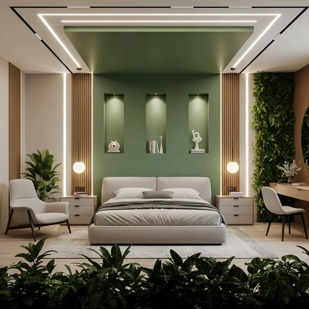 21 Stunning Sage Green Farmhouse Bedroom Ideas You Can't Resist 12 sage green farmhouse bedroom