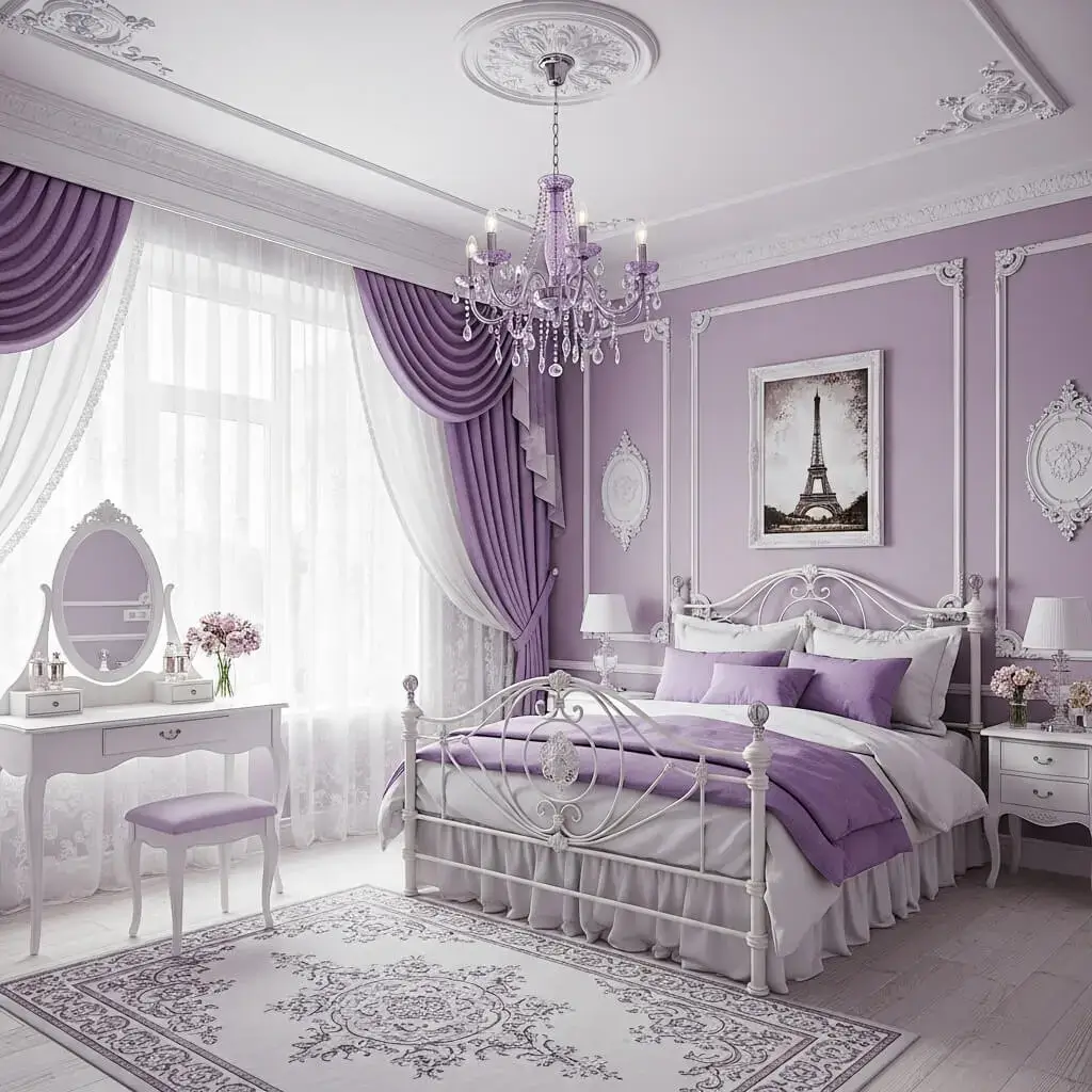 20+ Purple Bedroom Ideas That'll Make You Want to Redecorate Now 2 Soft Lavender for a Dreamy Retreat