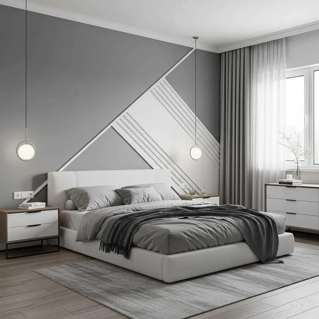 15 Grey and White Bedroom Ideas: A Cozy, Chic Color Duo You’ll Love 4 grey-and-white-bedroom