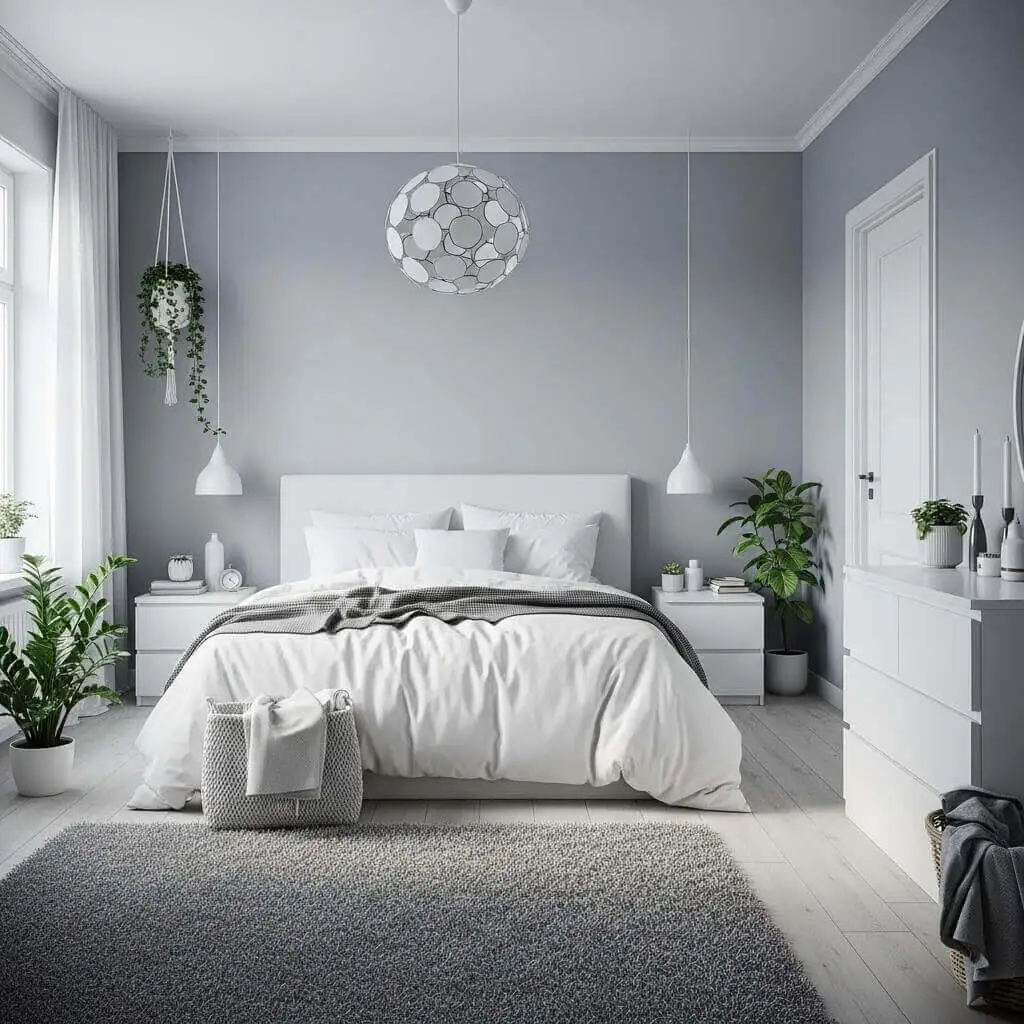 15 Grey and White Bedroom Ideas: A Cozy, Chic Color Duo You’ll Love 2 white-and-grey-bedroom-ideas