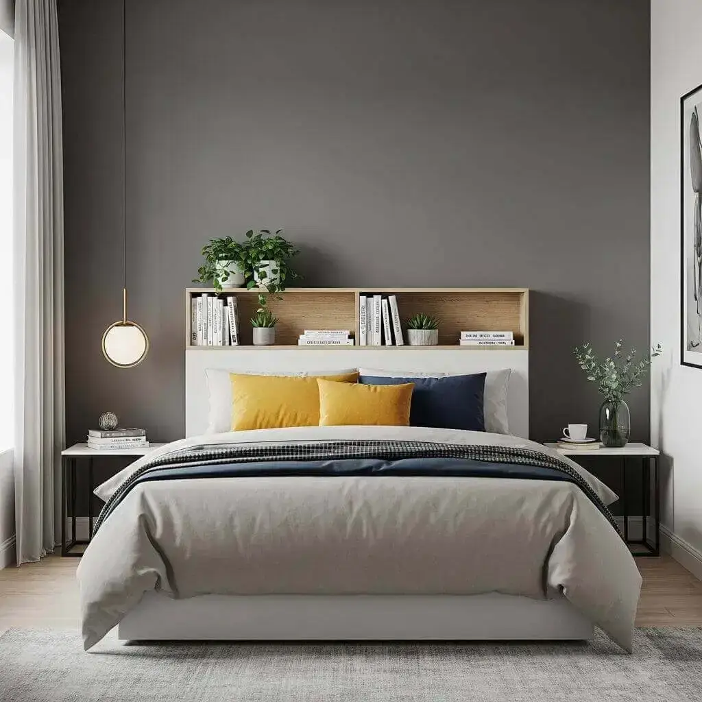 Brilliant Small Bedroom Decor Tips That’ll Totally Transform Your Space 6 Keep the Bed Minimal But Statement-Worthy