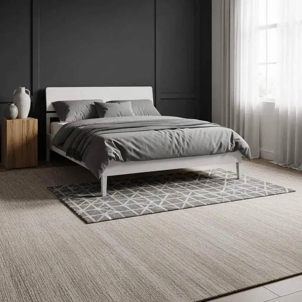 Layer Rugs for Depth