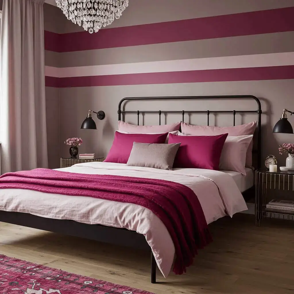 22 Stunning Pink and Black Bedroom Ideas That Will Blow You Away 20 Pink and Black Bedroom Ideas with Mixing Pink Shades with Black for Contrast