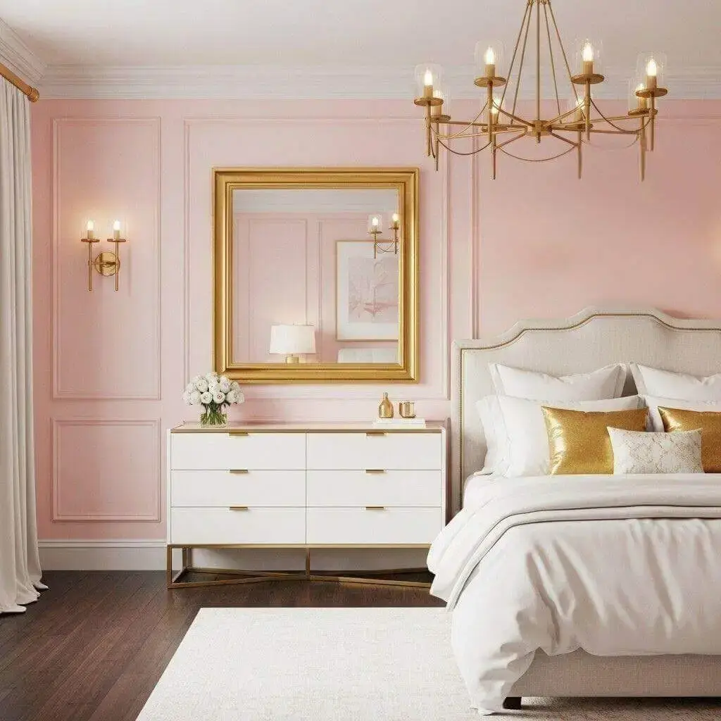 Pink and Gold Glam for a Touch of Opulence