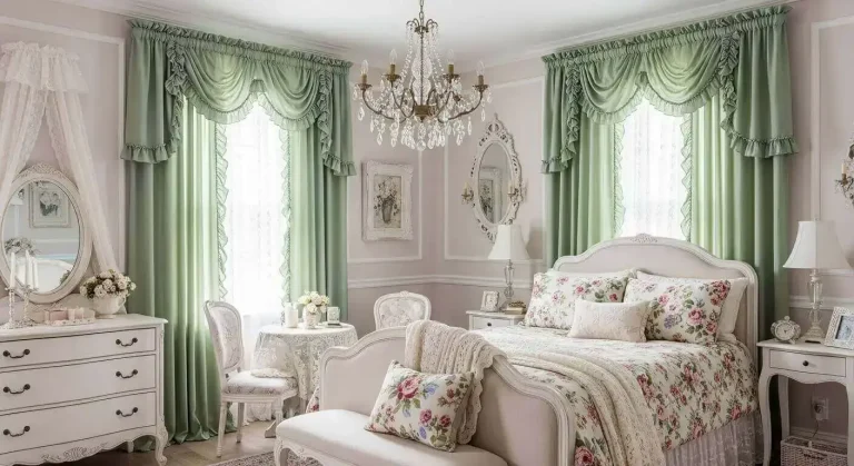 Sage Green Bedroom Curtains