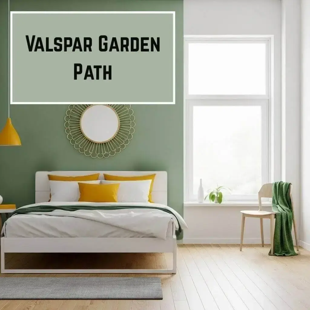 10 Best Sage Green Paint Colors for a Dreamy Bedroom Makeover 5 Valspar Garden Path
